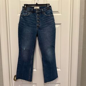 Abercrombie The Kick Flare Ultra High Rise Jean